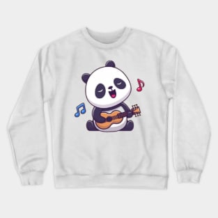 Music by panda Crewneck Sweatshirt